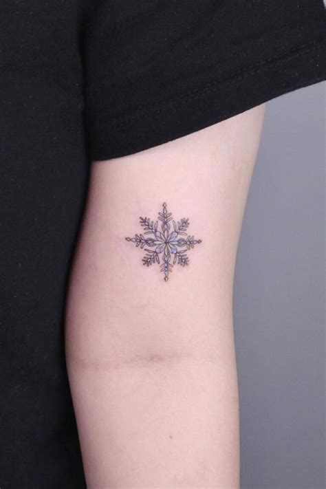 Top 21 Stunning Snowflake Tattoo Ideas