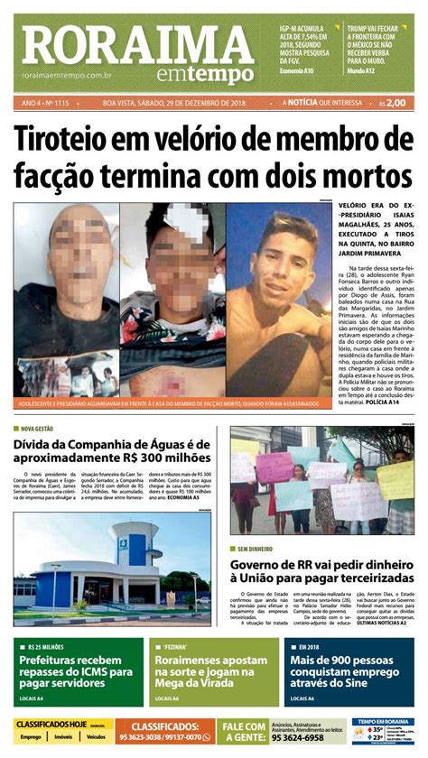 Jornal Roraima Em Tempo Edi O By Roraimaemtempo Issuu