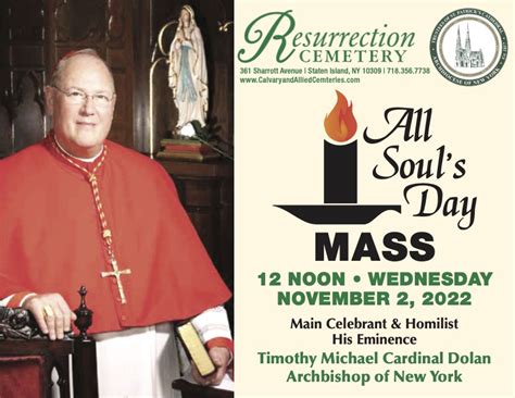 All Souls Day Mass With Cardinal Dolan Archdiocese Of New York