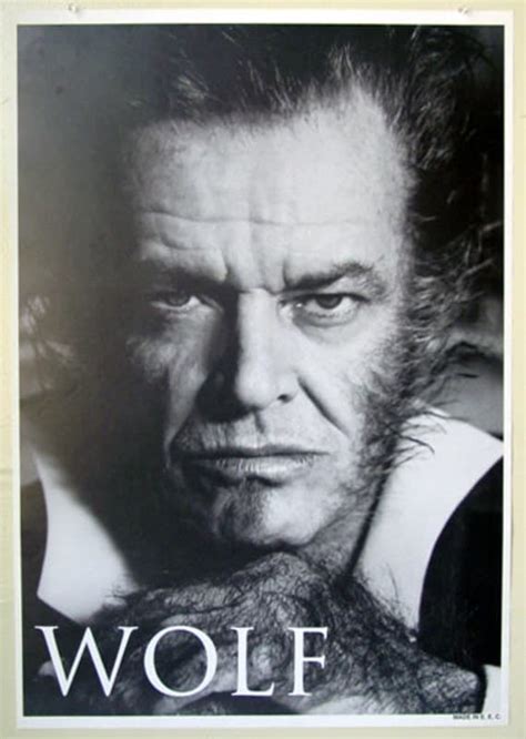 Vintage Wolf Jack Nicholson Movie Poster 24 x 36