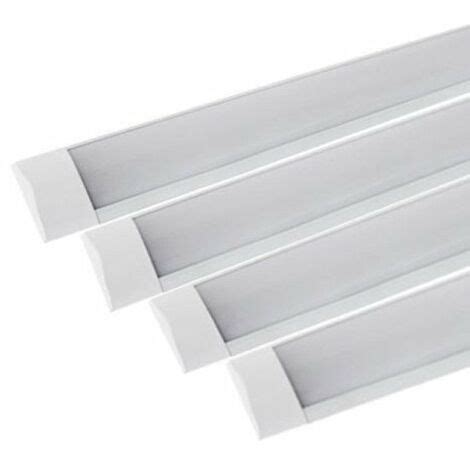 Réglette LED 120cm 48W Pack de 4 Blanc Froid 6000K 8000K SILAMP