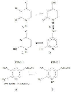 biochemistry: Tautomerism and Resonance.