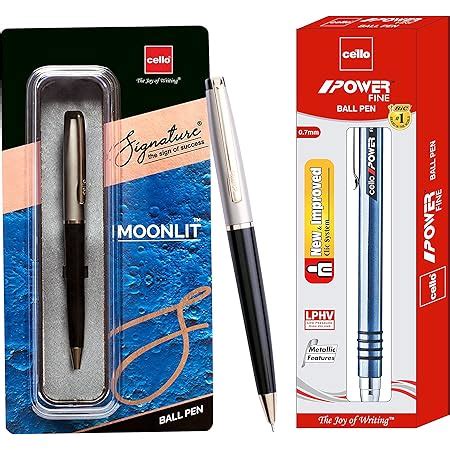 Cello Signature Moonlit Ball Pen Blue Ball Pen Pack Of Cello