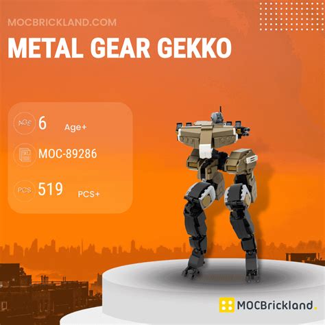 Metal Gear Gekko Mocbrickland 89286 Creator Expert With 519 Pieces