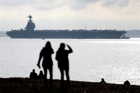 El Portaaviones Más Grande Del Mundo Llegó A Oslo Para Participar En Ejercicios Militares De