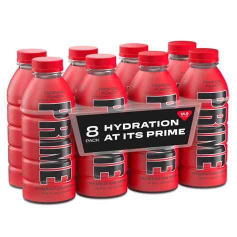 Prime Hydration Tropical Punch 169oz 8 Pack