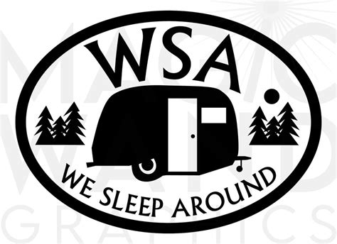 We Sleep Around Camping Svg Dxf Png  Eps Outdoor Life