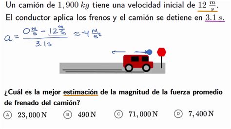 Ejemplo De Cinemática Y Fuerza Khan Academy En Español Youtube