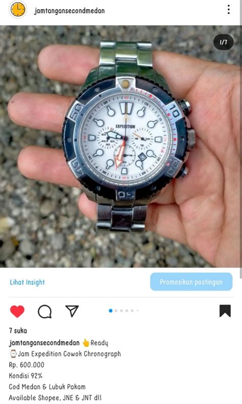 Jam Tangan Expedition Cowok Second Fesyen Pria Jam Tangan Di Carousell