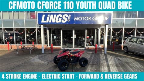 CFMOTO CFORCE 110 YOUTH QUAD BIKE YouTube