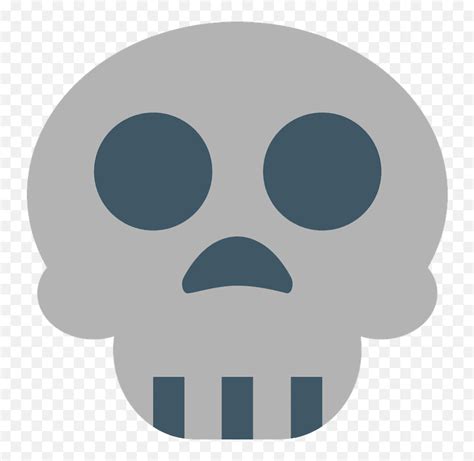 skull emoji clipart   transparent png creazilla skull