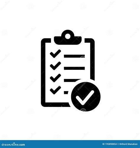 Checklist Icon One Of Set Web Icons Stock Vector Illustration Of Tick Collection 195898854