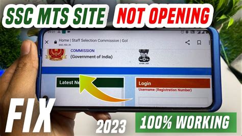 Ssc Mts Form Fill Up Ssc Mts Site Not Working Ssc Mts