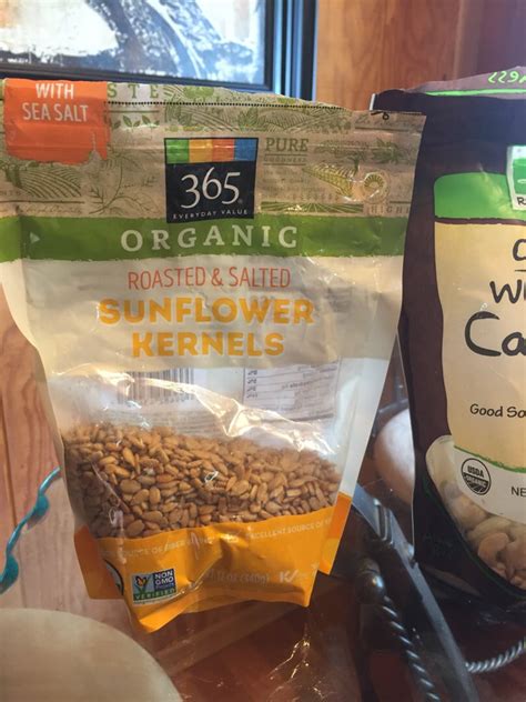 Whole Foods Market Organic Roasted Salted Sunflower Seeds Reviews