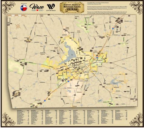 Map Of Waco Texas And Surrounding Area Printable Maps | Wells Printable Map