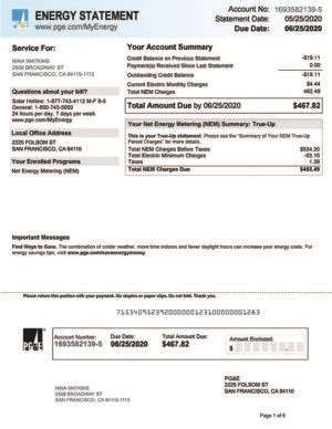 New Zealand Electric Bill Template Psd Photoshop File