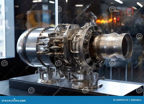 Innovative Hybrid Rocket Engine Technology Display Stock Illustration ...