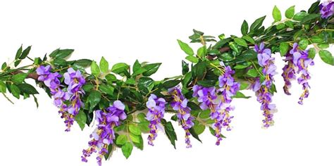 12 Pieces Wisteria Flower Vines Garland Total 3 6 Ft