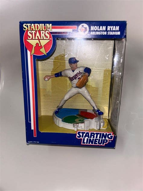 Vintage Mlb Starting Lineup Action Figure Nolan Ryan Stadium Stars