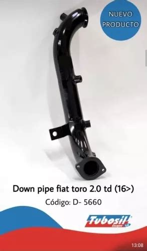 Down Pipe Anula Catalizador Fiat Toro Td D Env O Gratis