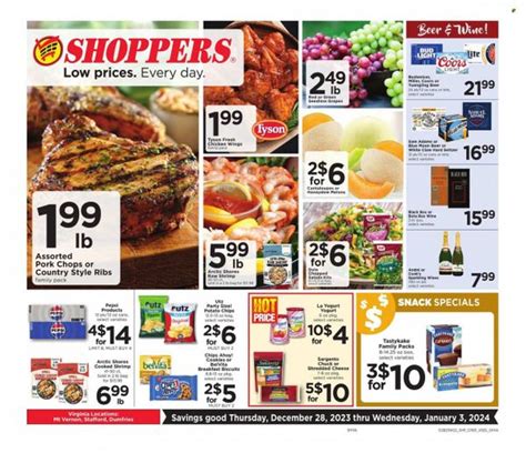 Shoppers Md Va Weekly Ad Flyer Specials December To January