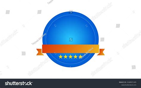 Blue Gradient Badge Logo Design Stock Illustration 2168971345 ...