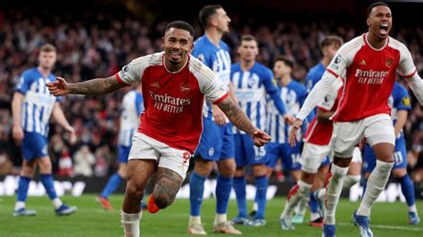 Gabriel Jesus Marca E Arsenal Volta A Vencer Na Premier League