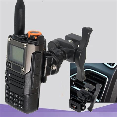 Gazechimp 2 Way Radio Car Holder Bracket Walkie Talkie Mount For Car