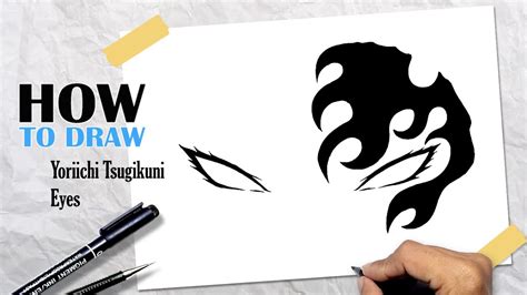 How To Draw Yoriichi Tsugikuni Eyes From Demon Slayer Youtube