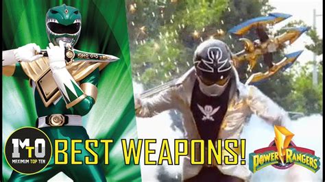 TOP 10 POWER RANGER WEAPONS OF ALL TIME YouTube