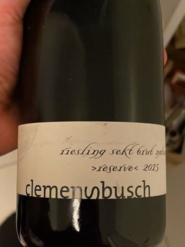 Clemens Busch Riesling Sekt Brut Nature Reserve Vivino Us