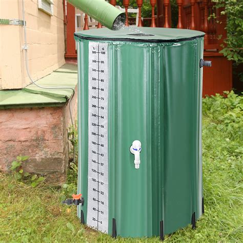 Réservoir D Eau De Pluie 380 Litres En Pvc Avec Sortie Pour Tuyau D Arrosage Tank à Eau De