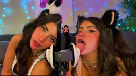 Asmr Two Cats Flirt And Lick Your Ears With Eye Contact Layered Sounds Corneliusthecat Asmr