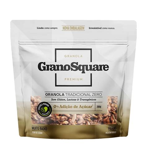 Granola Grano Square Zero Açúcar 200g