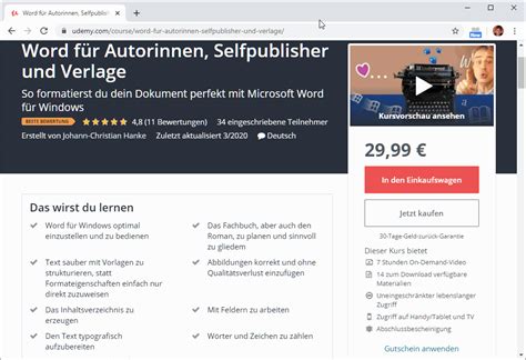 Neu Kurs Zum Formatieren Mit Word Ideal F R Autorinnen Und