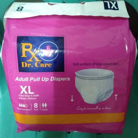 Rx Dr Care Adult Pull Up Diaper Xl 8pcs Per Pack Lazada Ph