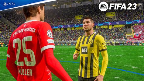 FIFA 23 Borussia Dortmund Vs Bayern Munich PS5 Gameplay 4K60