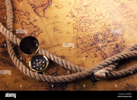 Old World Maps With Compass