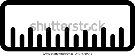 Ruler Icon Represents Precision Measurement Alignment Stock Vector (Royalty Free) 2307438535 ...