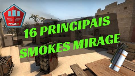 Cs Go Principais Smokes Do Mapa Mirage Atualizado Youtube