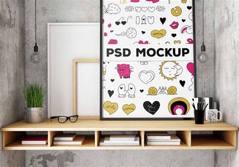 Study Poster Mockup Psd