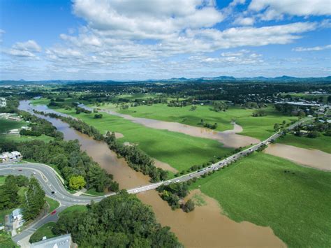 Amazing Footage Drone Shows Rising Mary River Level Gympie Times