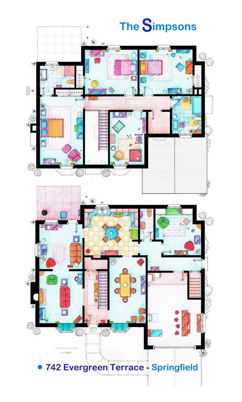 Simpsons House Floor Plan | Floor Roma