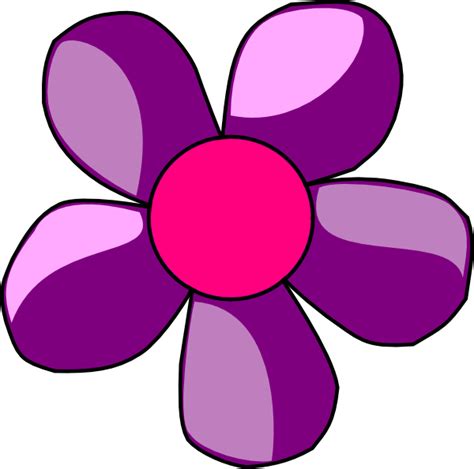 Purple Flowers Clip Art - ClipArt Best