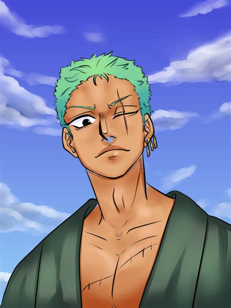 piece fanart zoro  kseraphime  deviantart