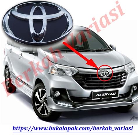 Jual Logo Plus Bracket Grill Depan Toyota Grand New Avanza Veloz