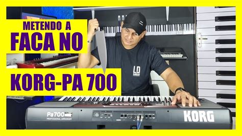 Unboxing Korg Pa Br Tirando Da Caixa Youtube