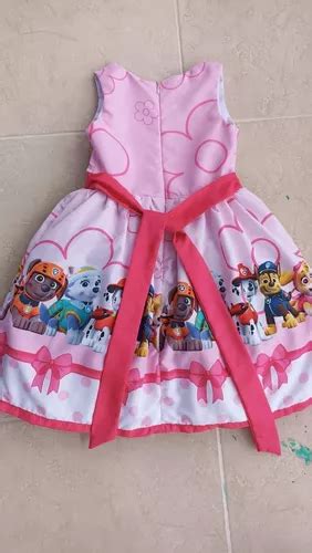 Vestido Para Niñas De Paw Patrol patrulla Canina Cs en venta en