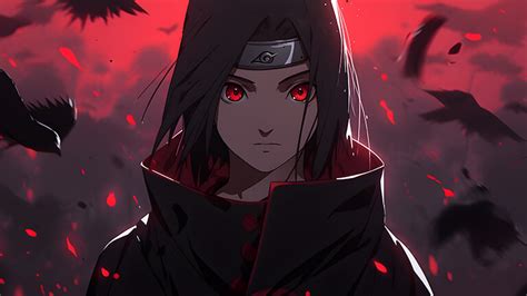 Itachi Uchiha Crows Naruto Desktop Wallpaper: Free Download