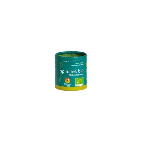 Spiruline des Andes 180 comprimés de 500 mg Flamant Vert BIO Greenweez